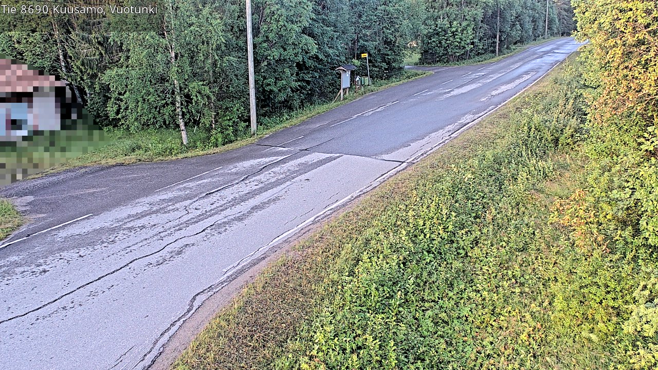 Weather Camera Image Road 8690 Kuusamo, Vuotunki, Kuusamo, Pohjois-Pohjanmaa