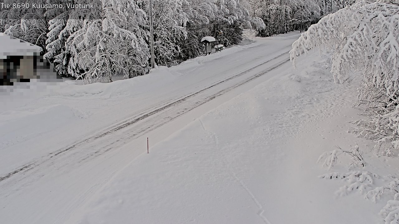 Kelikamerat Kuva Tie 8690 Kuusamo, Vuotunki, Kuusamo, Pohjois-Pohjanmaa