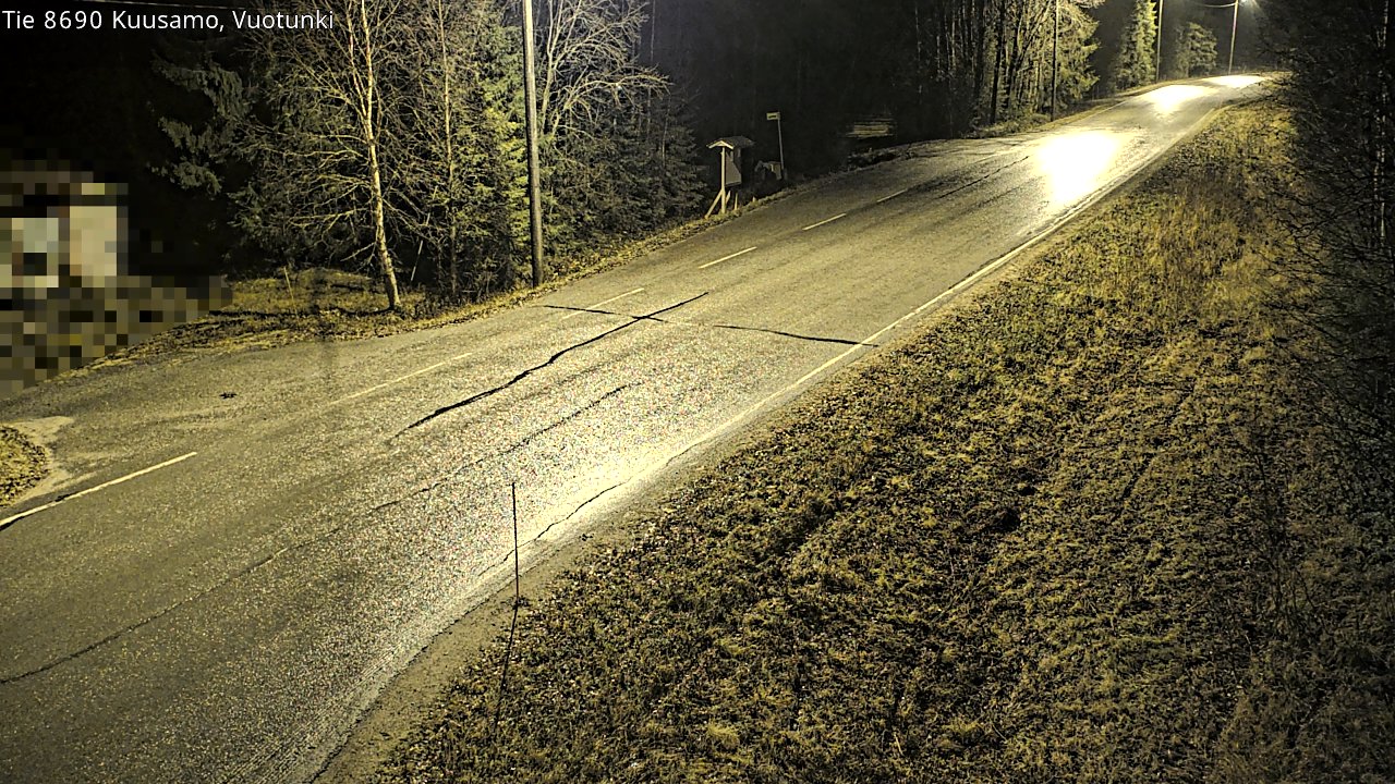 Kelikamerat Kuva Tie 8690 Kuusamo, Vuotunki, Kuusamo, Pohjois-Pohjanmaa