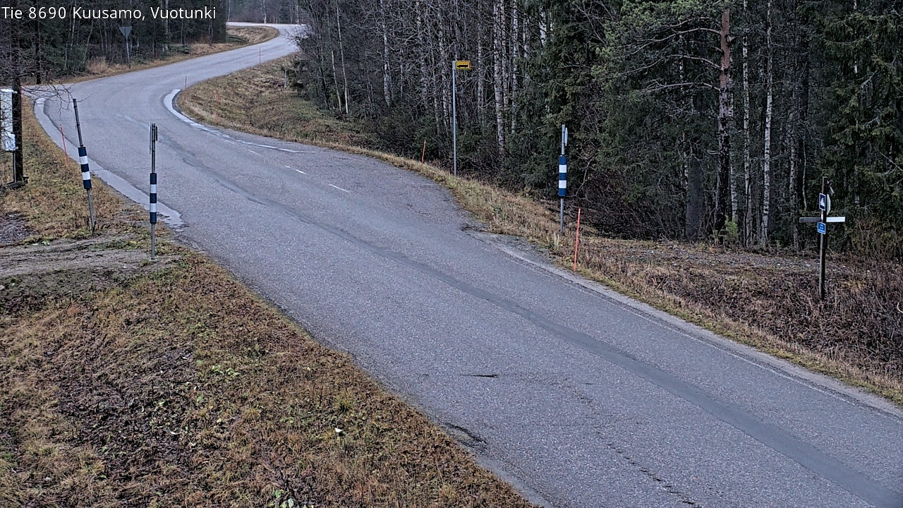 Kelikamerat Kuva Tie 8690 Kuusamo, Vuotunki, Kuusamo, Pohjois-Pohjanmaa