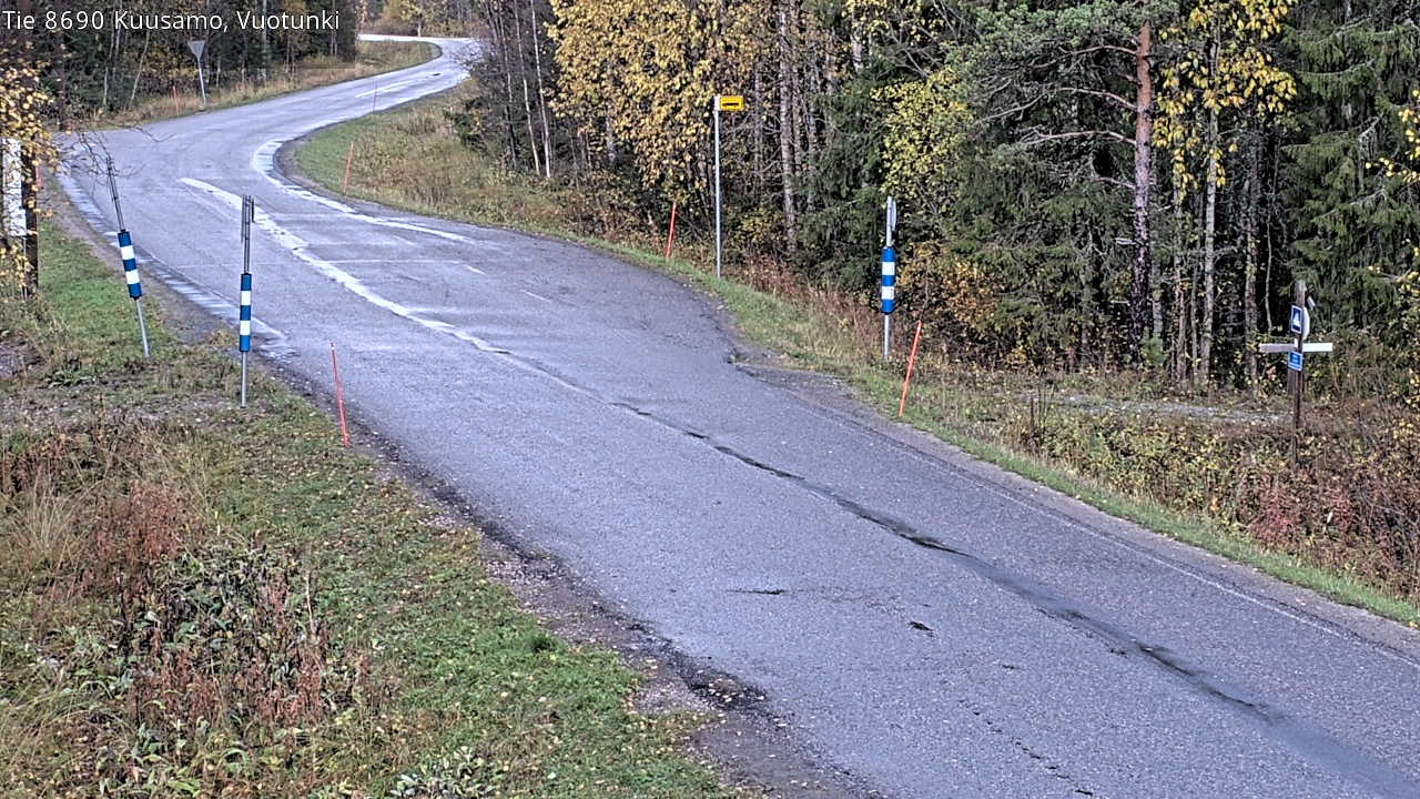 Kelikamerat Kuva Tie 8690 Kuusamo, Vuotunki, Kuusamo, Pohjois-Pohjanmaa