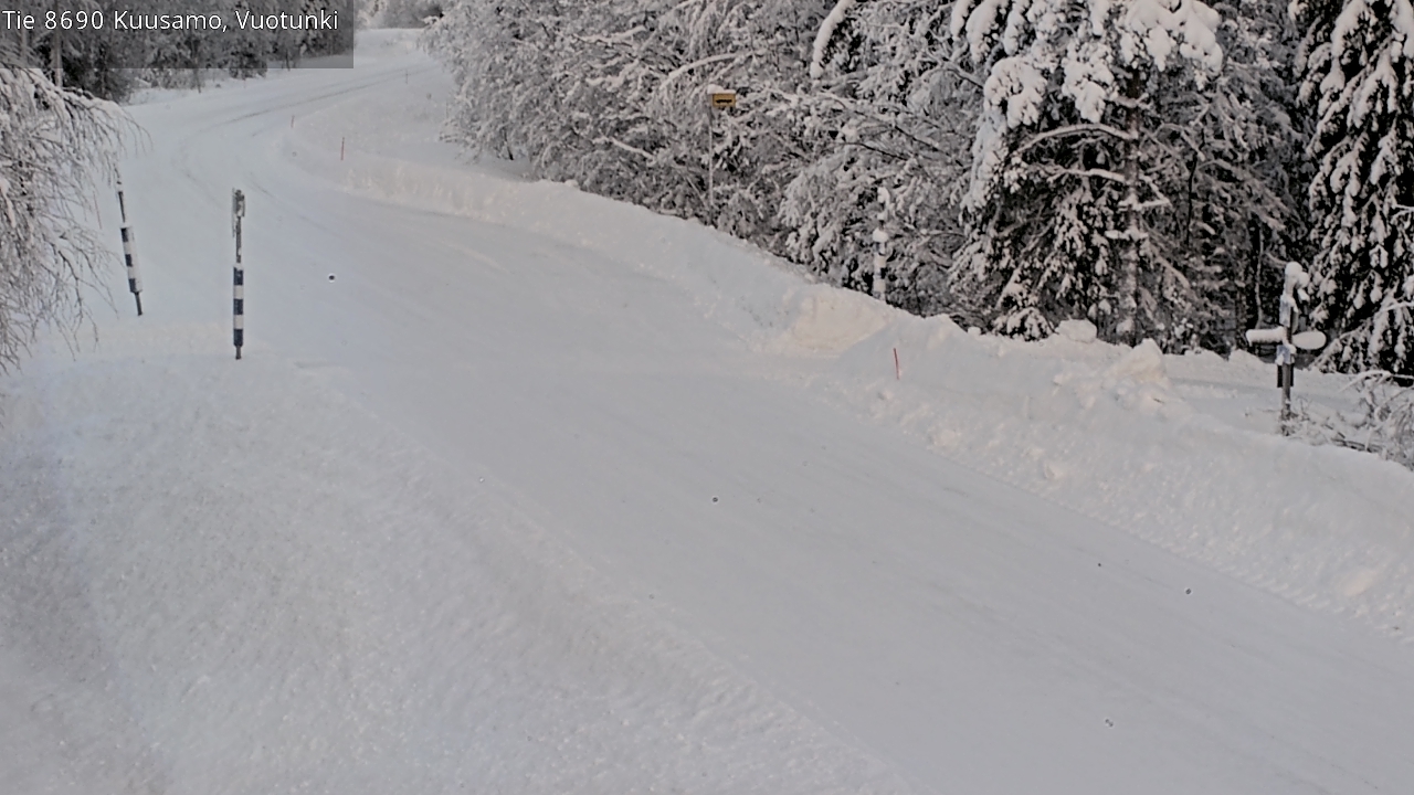 Kelikamerat Kuva Tie 8690 Kuusamo, Vuotunki, Kuusamo, Pohjois-Pohjanmaa