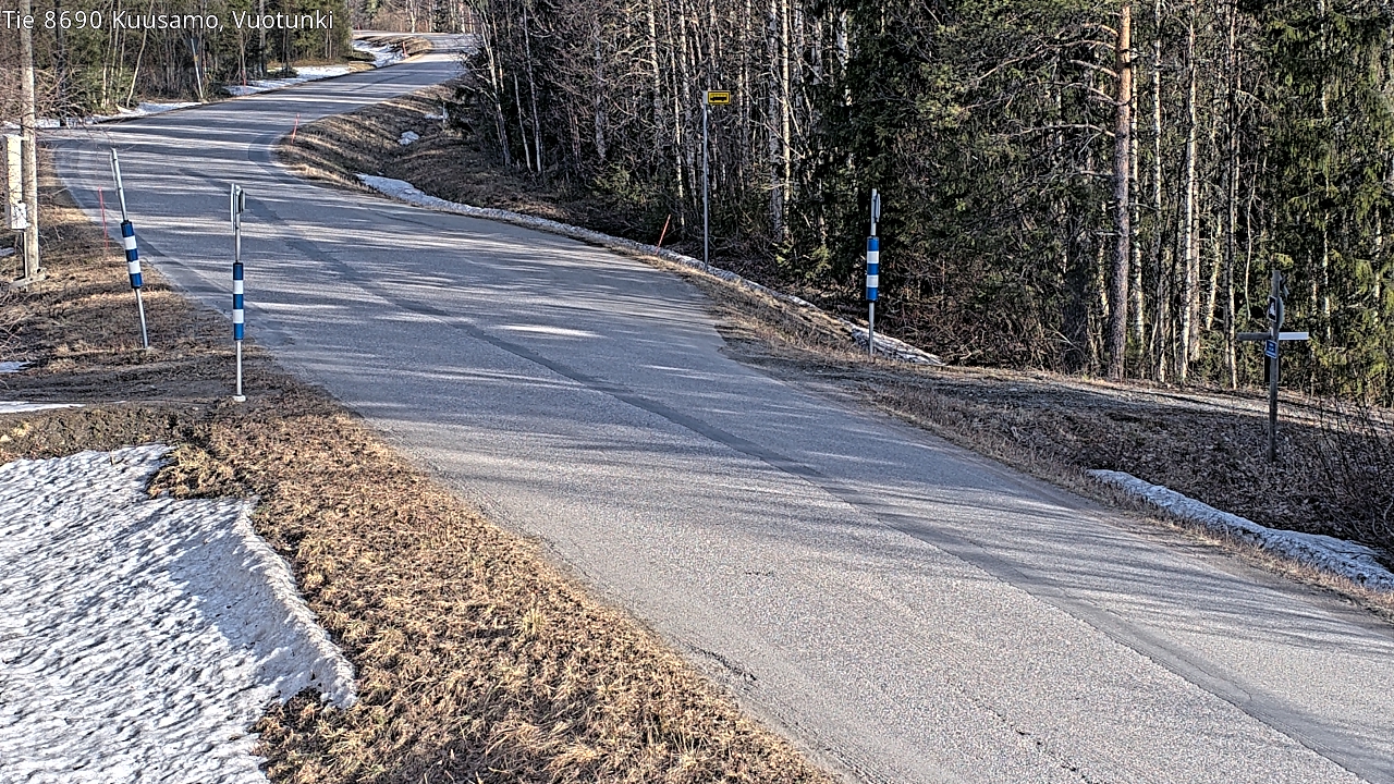 Kelikamerat Kuva Tie 8690 Kuusamo, Vuotunki, Kuusamo, Pohjois-Pohjanmaa