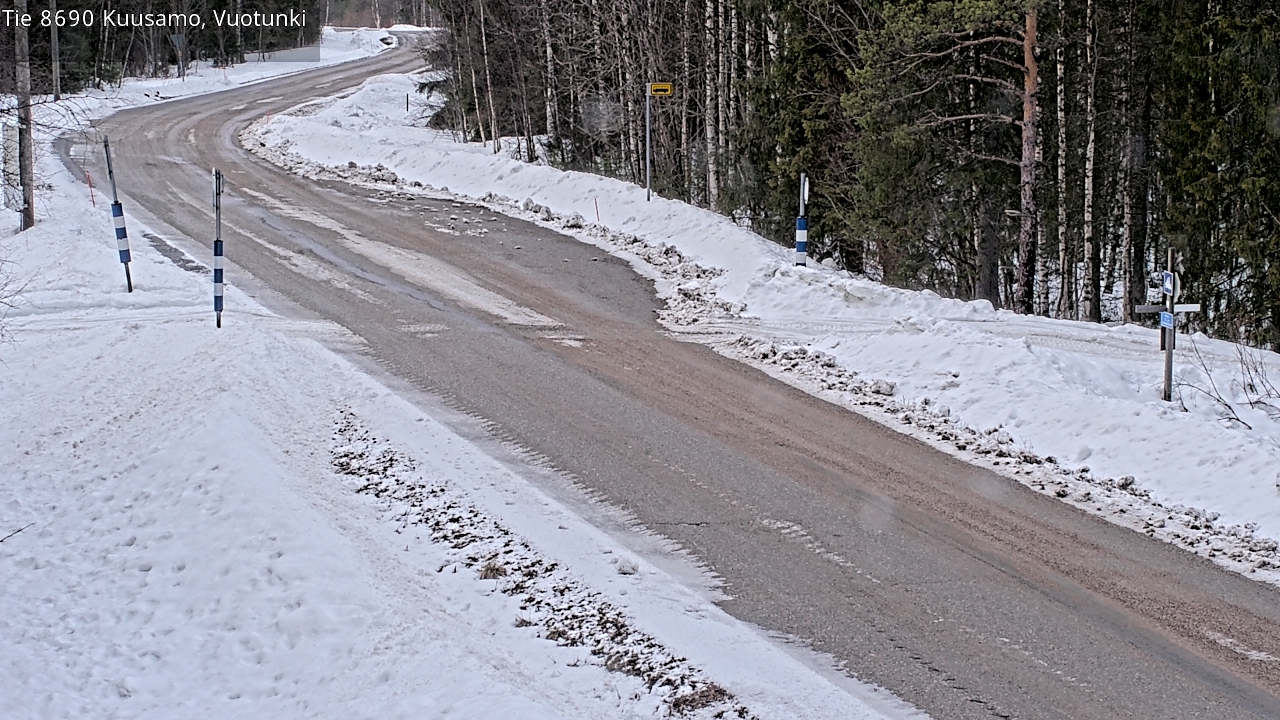 Kelikamerat Kuva Tie 8690 Kuusamo, Vuotunki, Kuusamo, Pohjois-Pohjanmaa
