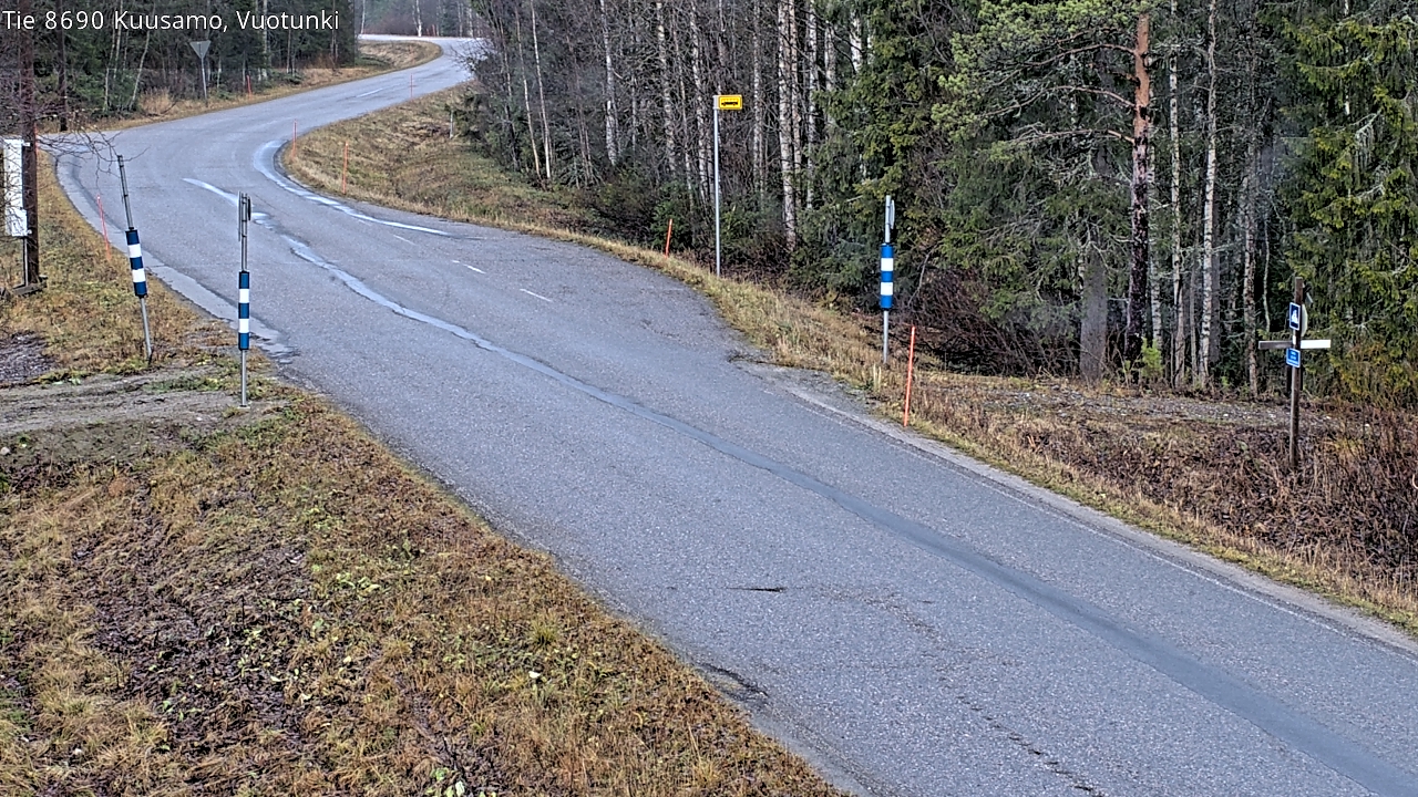 Kelikamerat Kuva Tie 8690 Kuusamo, Vuotunki, Kuusamo, Pohjois-Pohjanmaa