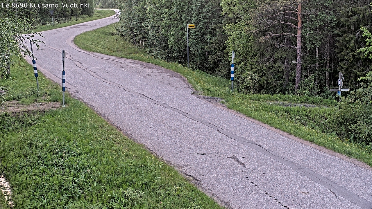 Kelikamerat Kuva Tie 8690 Kuusamo, Vuotunki, Kuusamo, Pohjois-Pohjanmaa