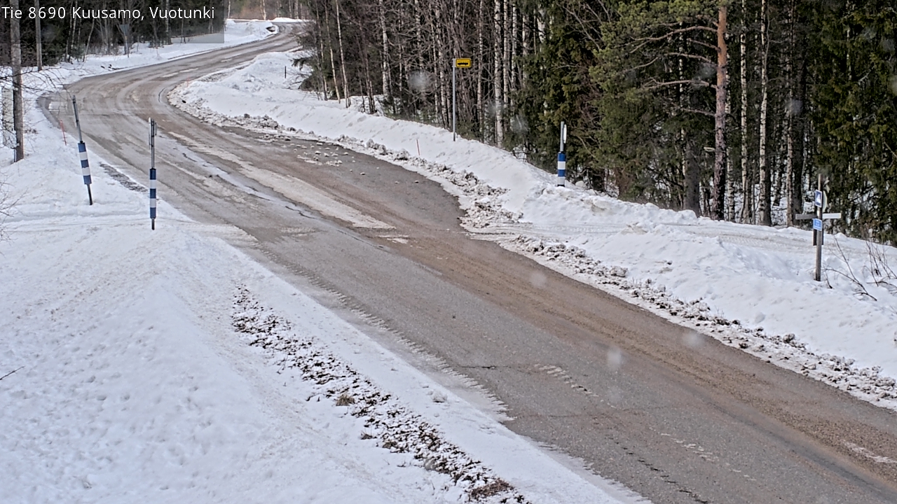 Kelikamerat Kuva Tie 8690 Kuusamo, Vuotunki, Kuusamo, Pohjois-Pohjanmaa