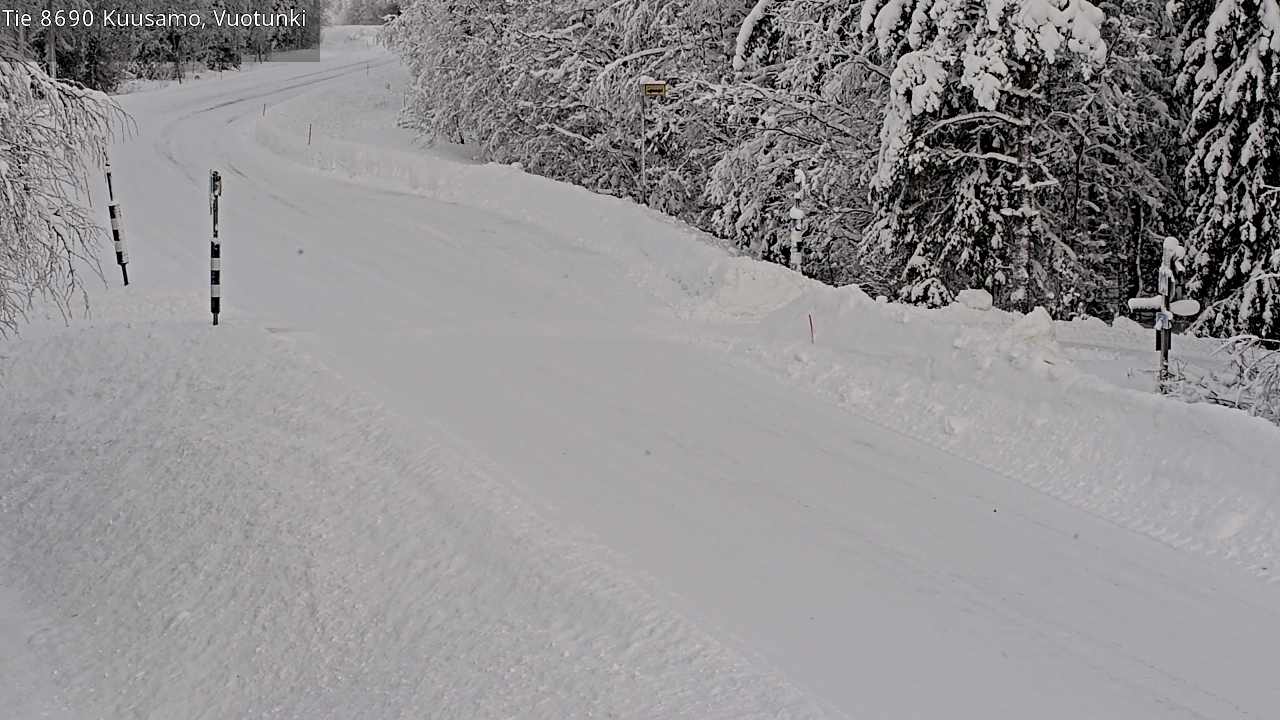 Kelikamerat Kuva Tie 8690 Kuusamo, Vuotunki, Kuusamo, Pohjois-Pohjanmaa