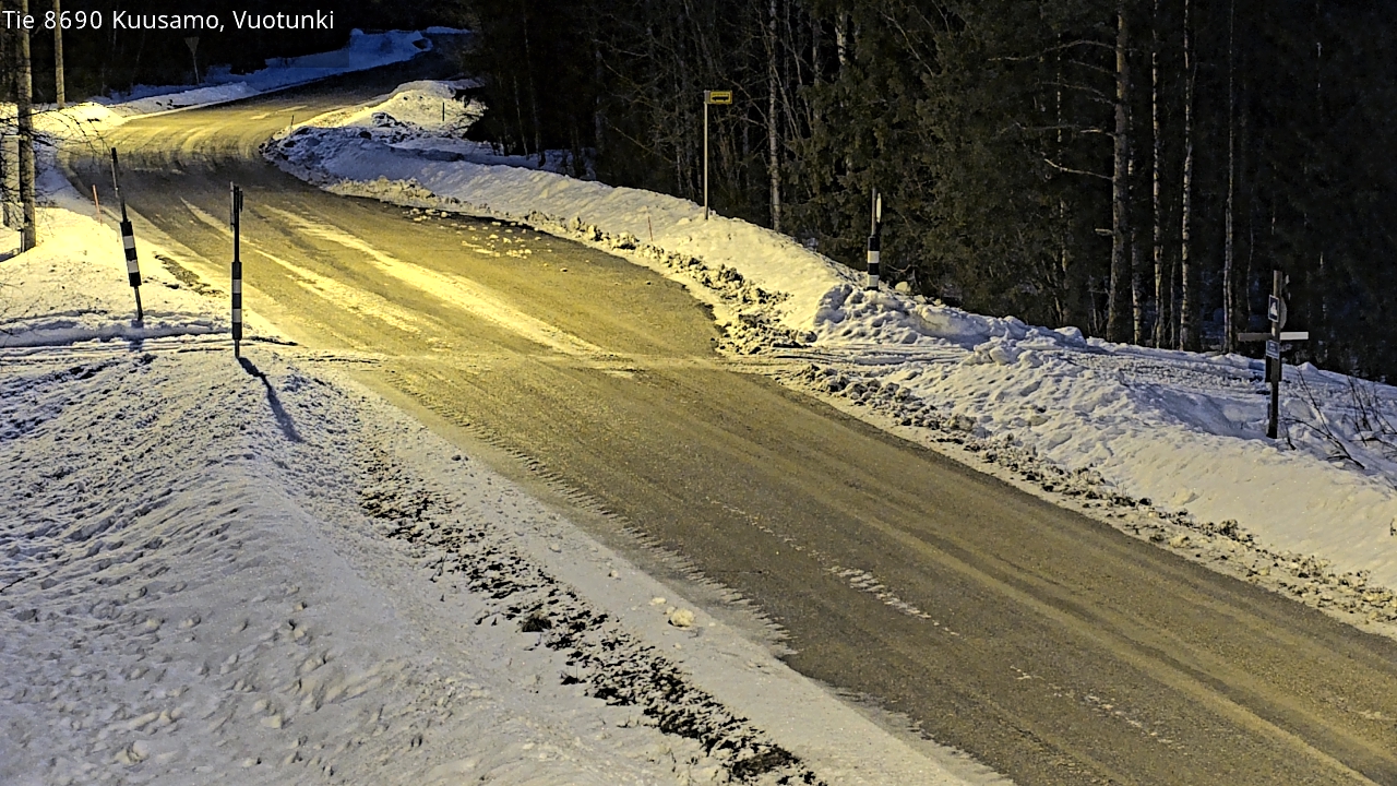 Kelikamerat Kuva Tie 8690 Kuusamo, Vuotunki, Kuusamo, Pohjois-Pohjanmaa