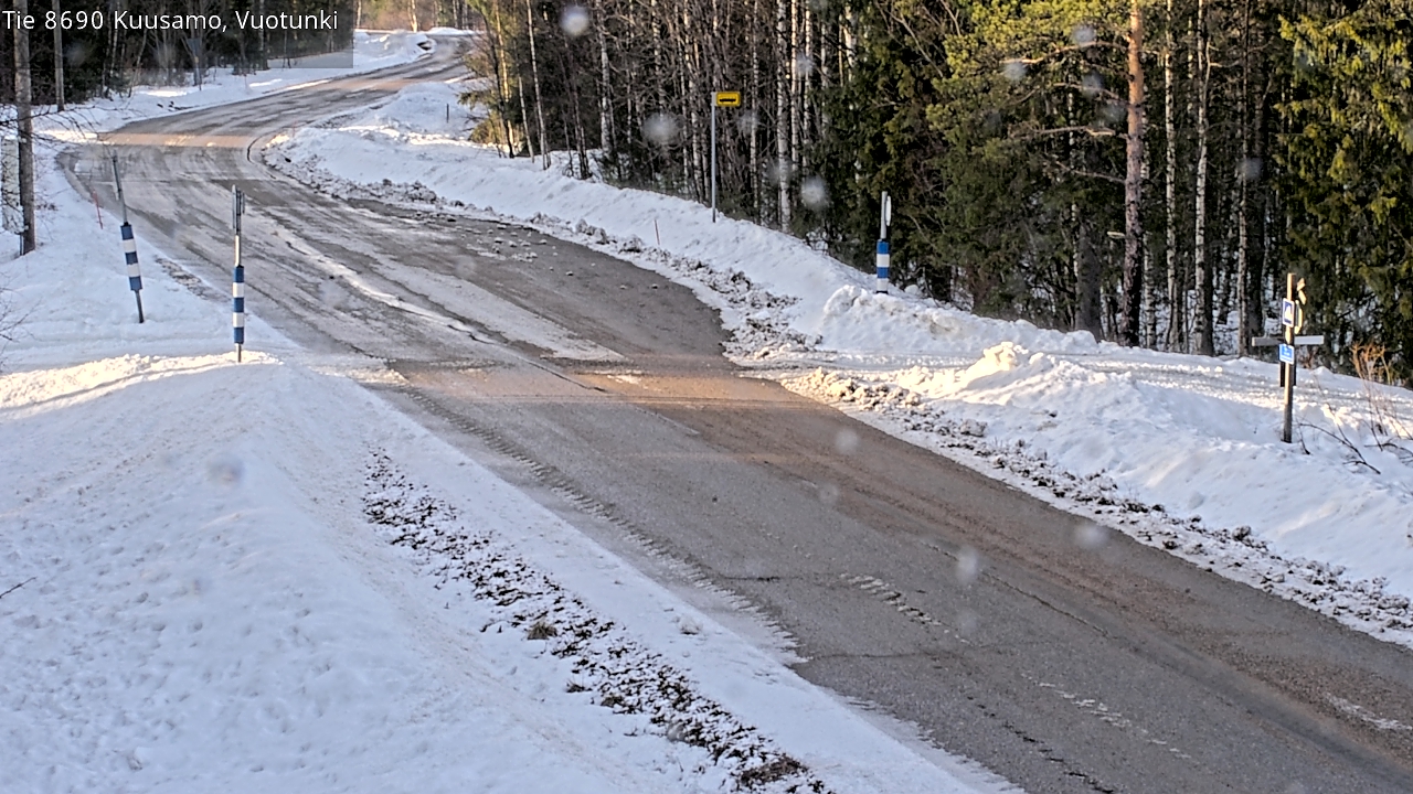 Kelikamerat Kuva Tie 8690 Kuusamo, Vuotunki, Kuusamo, Pohjois-Pohjanmaa