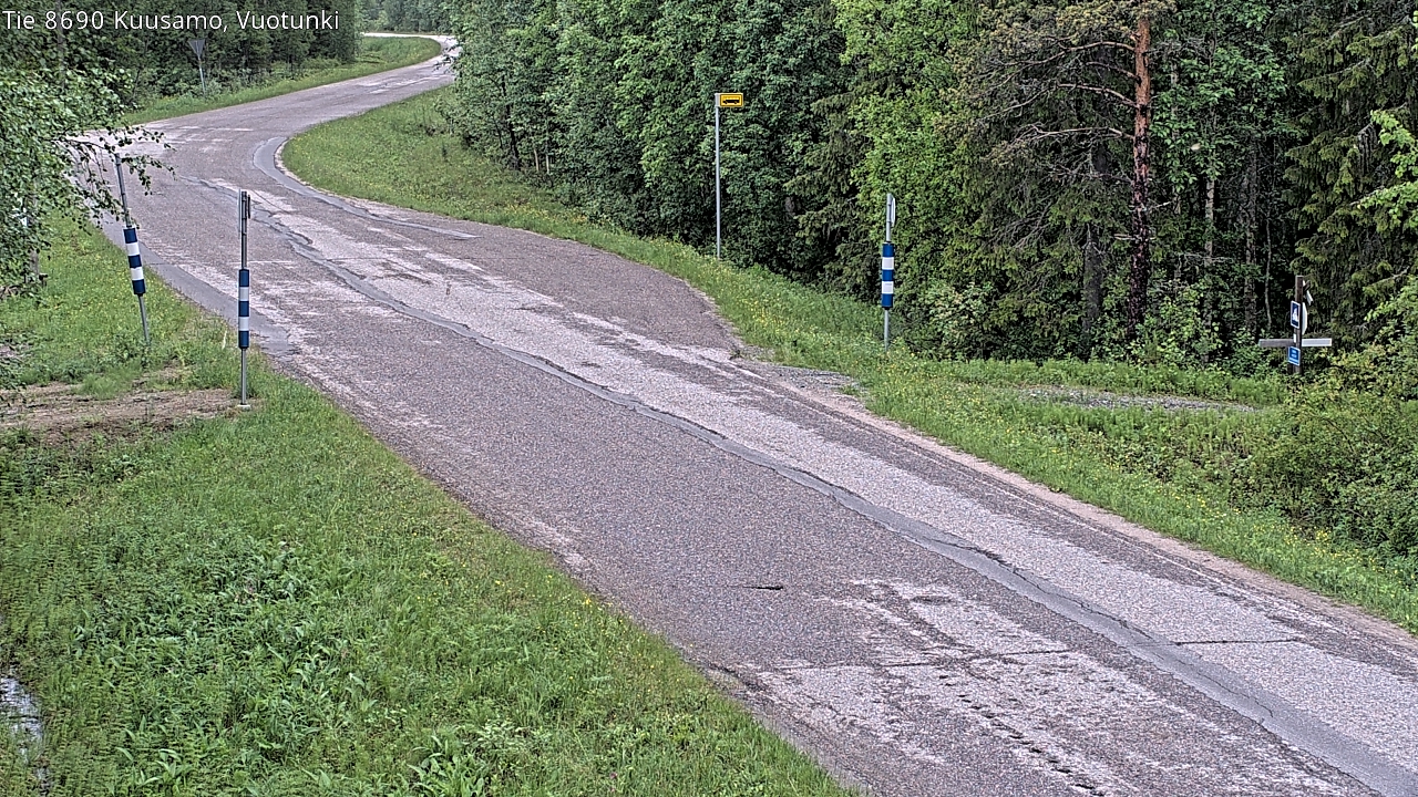 Kelikamerat Kuva Tie 8690 Kuusamo, Vuotunki, Kuusamo, Pohjois-Pohjanmaa