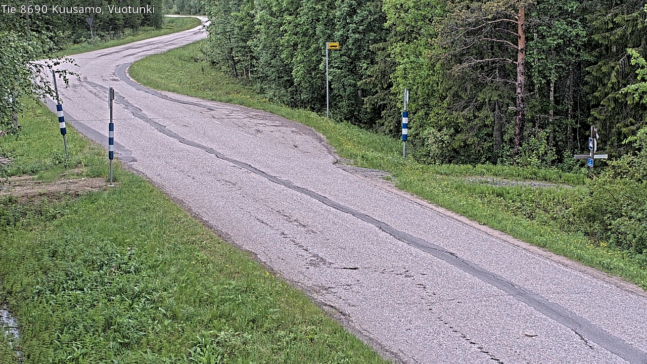 Kelikamerat Kuva Tie 8690 Kuusamo, Vuotunki, Kuusamo, Pohjois-Pohjanmaa