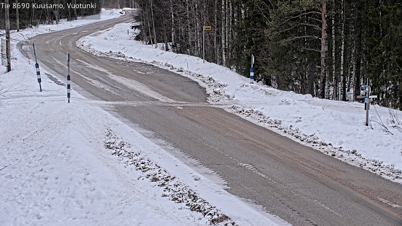 Kelikamerat Kuva Tie 8690 Kuusamo, Vuotunki, Kuusamo, Pohjois-Pohjanmaa