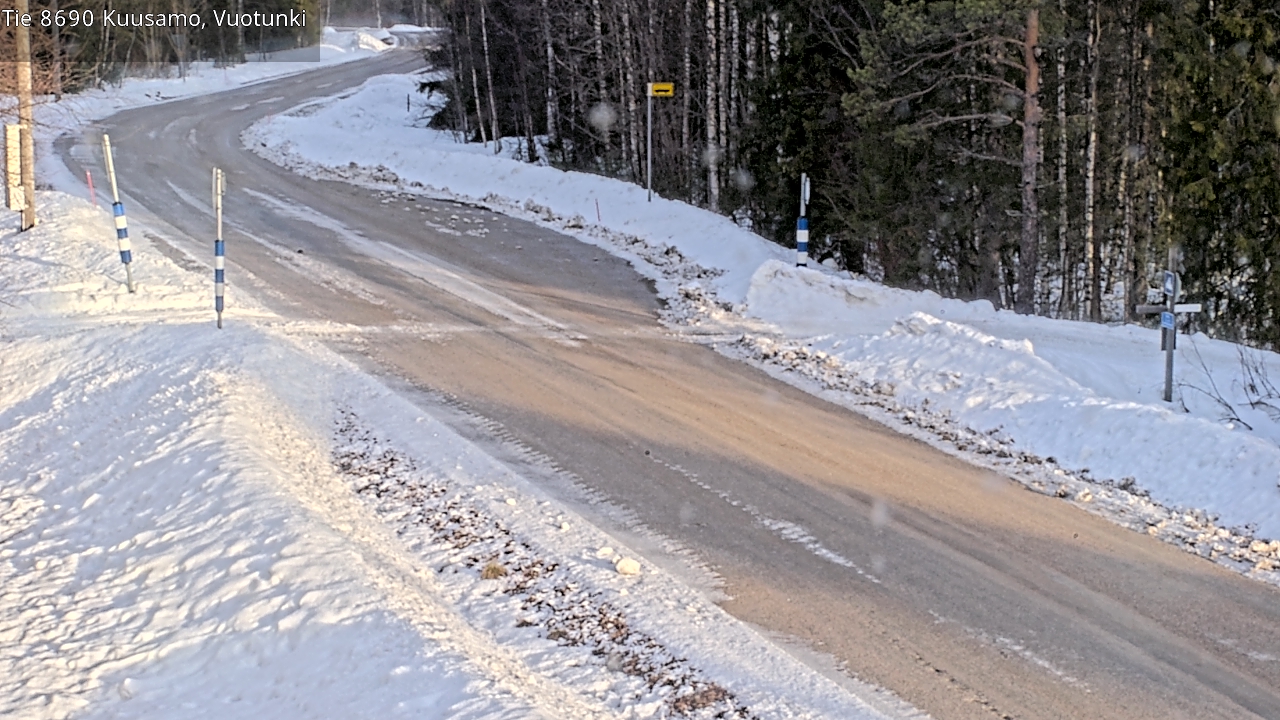 Kelikamerat Kuva Tie 8690 Kuusamo, Vuotunki, Kuusamo, Pohjois-Pohjanmaa