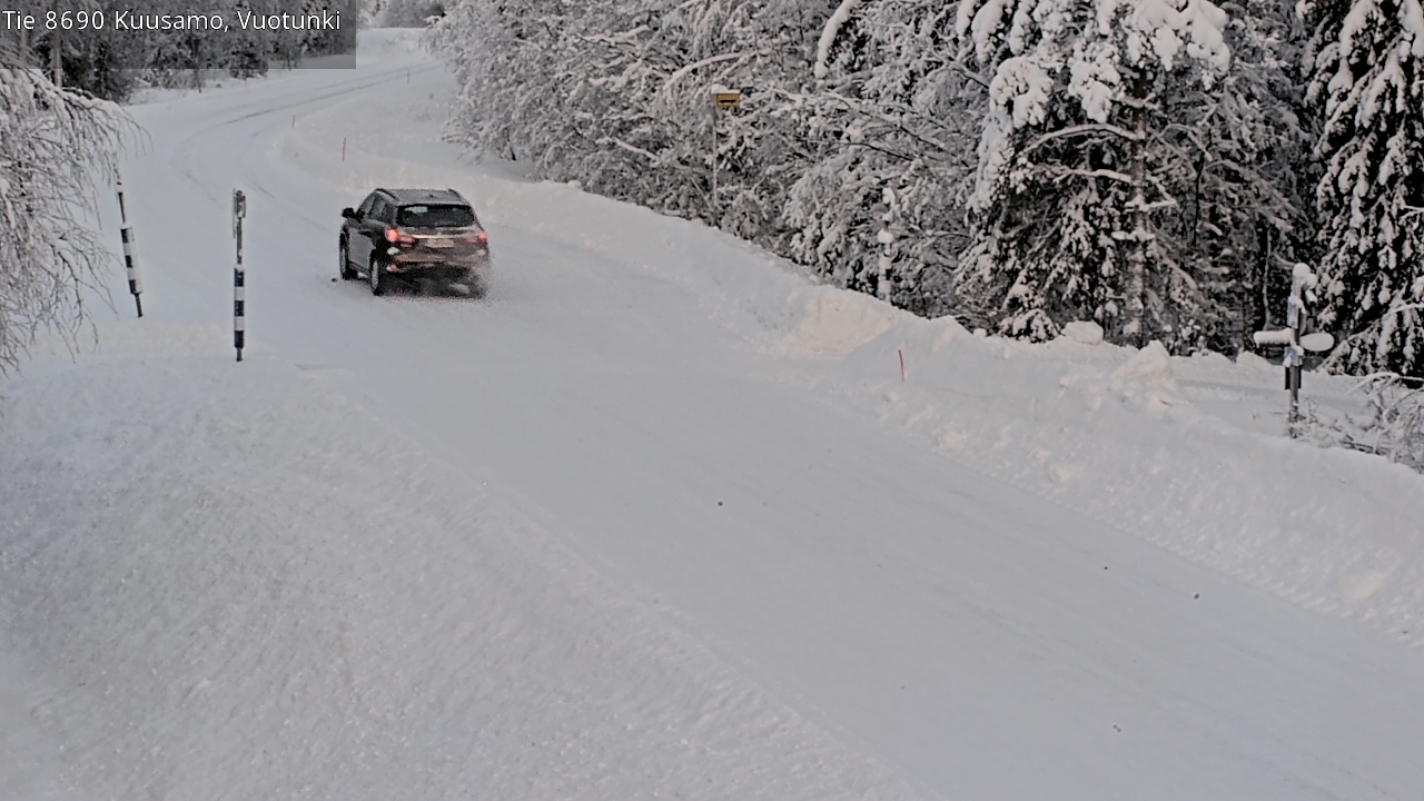 Kelikamerat Kuva Tie 8690 Kuusamo, Vuotunki, Kuusamo, Pohjois-Pohjanmaa