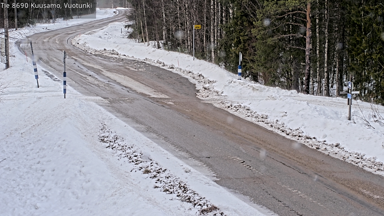 Kelikamerat Kuva Tie 8690 Kuusamo, Vuotunki, Kuusamo, Pohjois-Pohjanmaa