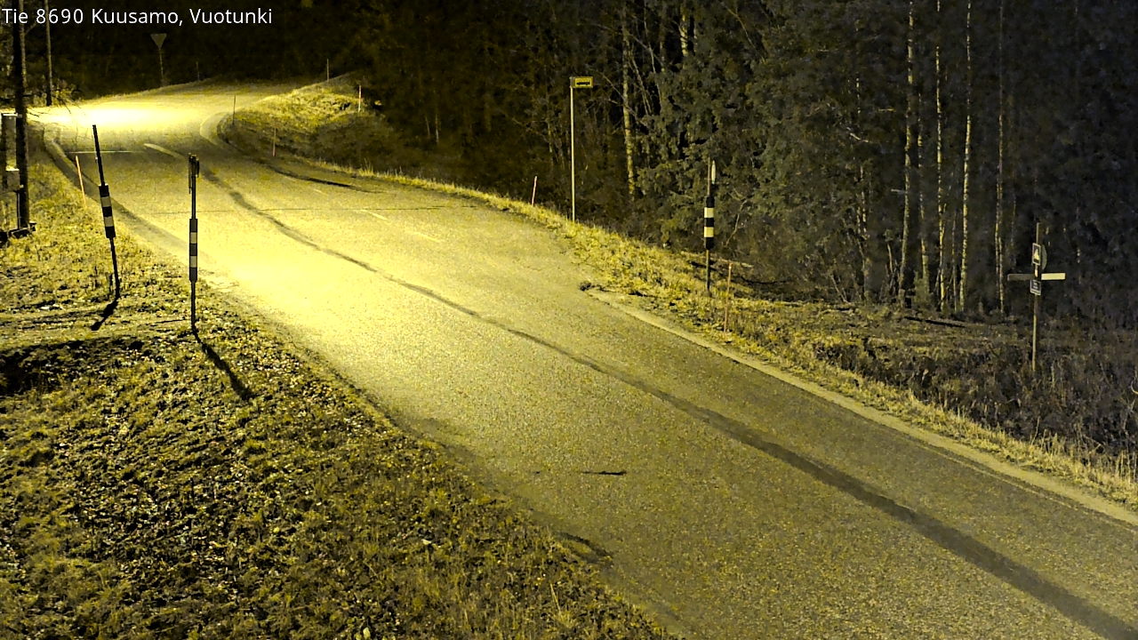 Kelikamerat Kuva Tie 8690 Kuusamo, Vuotunki, Kuusamo, Pohjois-Pohjanmaa