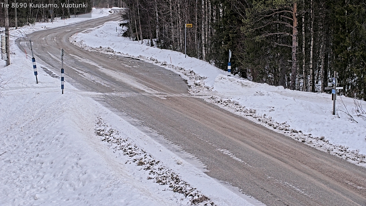 Kelikamerat Kuva Tie 8690 Kuusamo, Vuotunki, Kuusamo, Pohjois-Pohjanmaa