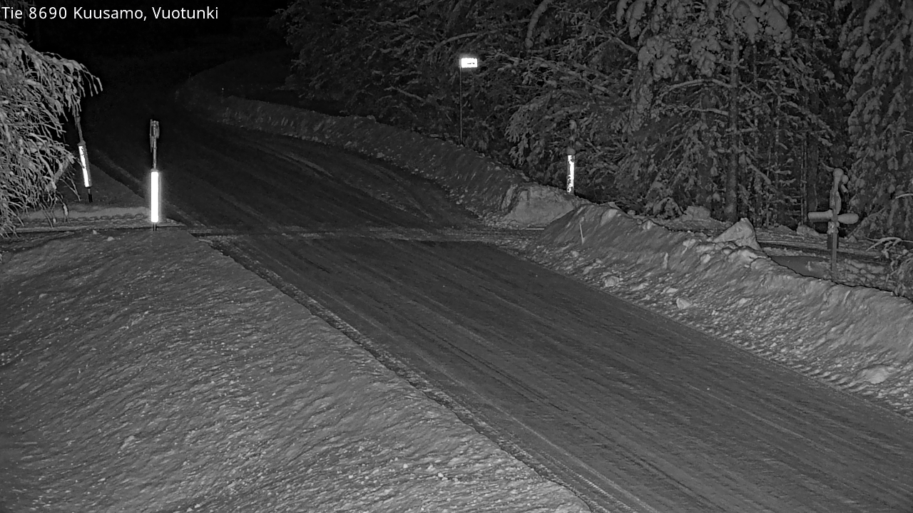 Kelikamerat Kuva Tie 8690 Kuusamo, Vuotunki, Kuusamo, Pohjois-Pohjanmaa