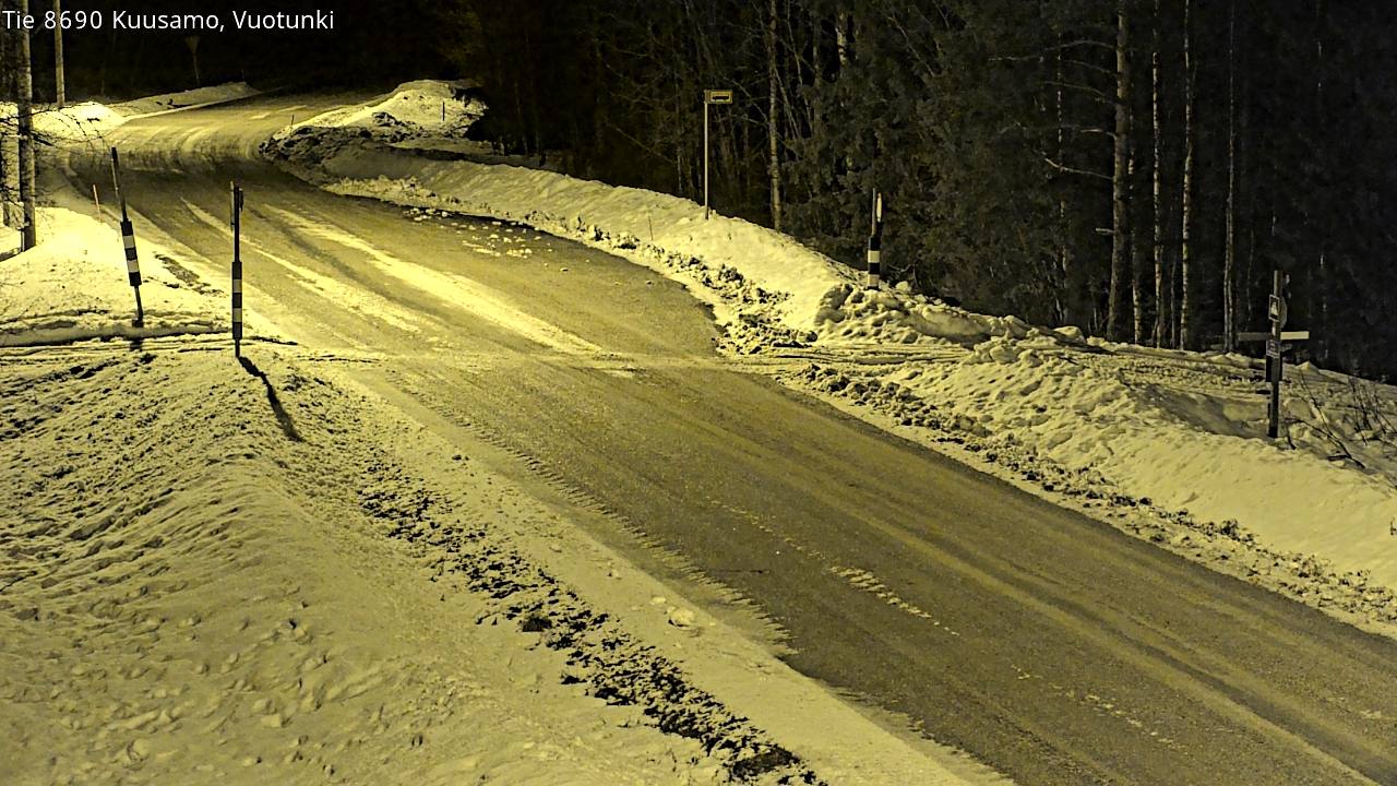 Kelikamerat Kuva Tie 8690 Kuusamo, Vuotunki, Kuusamo, Pohjois-Pohjanmaa