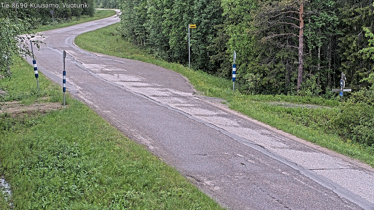 Kelikamerat Kuva Tie 8690 Kuusamo, Vuotunki, Kuusamo, Pohjois-Pohjanmaa