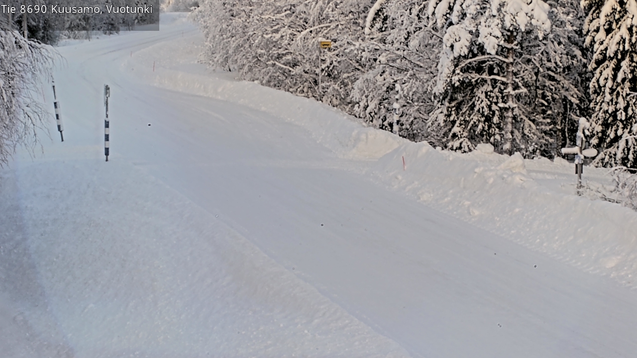 Kelikamerat Kuva Tie 8690 Kuusamo, Vuotunki, Kuusamo, Pohjois-Pohjanmaa