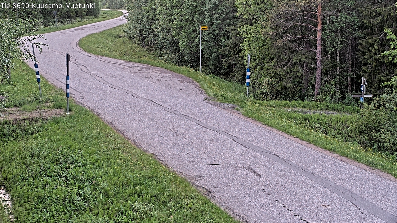 Kelikamerat Kuva Tie 8690 Kuusamo, Vuotunki, Kuusamo, Pohjois-Pohjanmaa