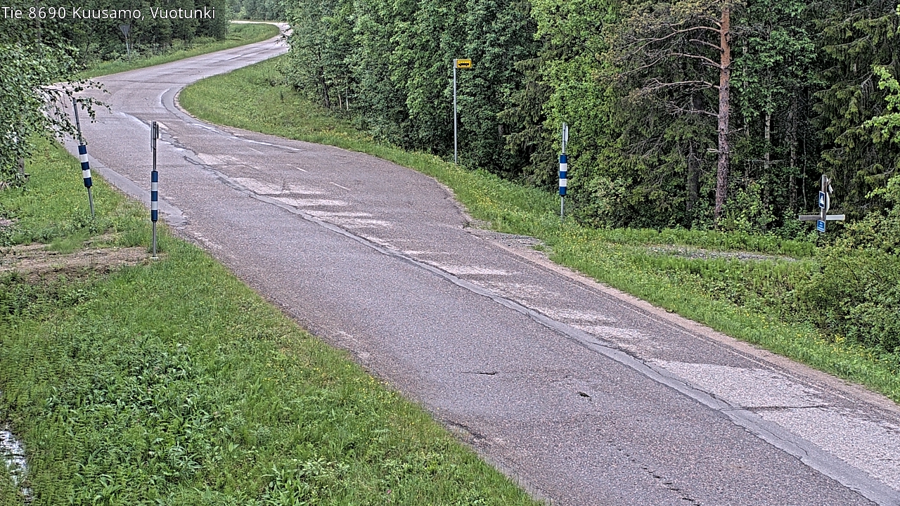 Kelikamerat Kuva Tie 8690 Kuusamo, Vuotunki, Kuusamo, Pohjois-Pohjanmaa