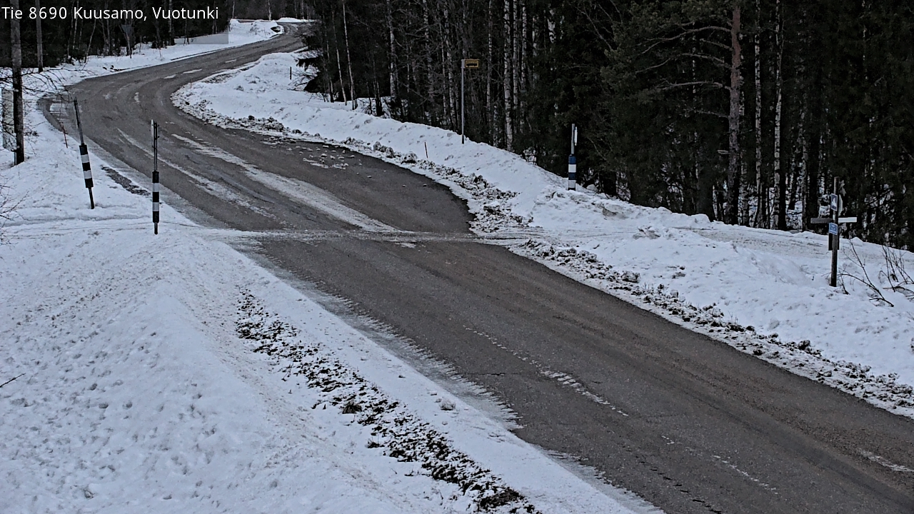Kelikamerat Kuva Tie 8690 Kuusamo, Vuotunki, Kuusamo, Pohjois-Pohjanmaa