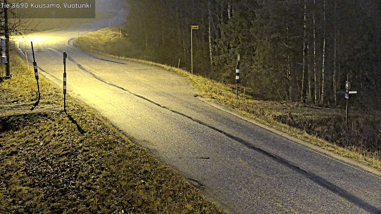 Kelikamerat Kuva Tie 8690 Kuusamo, Vuotunki, Kuusamo, Pohjois-Pohjanmaa