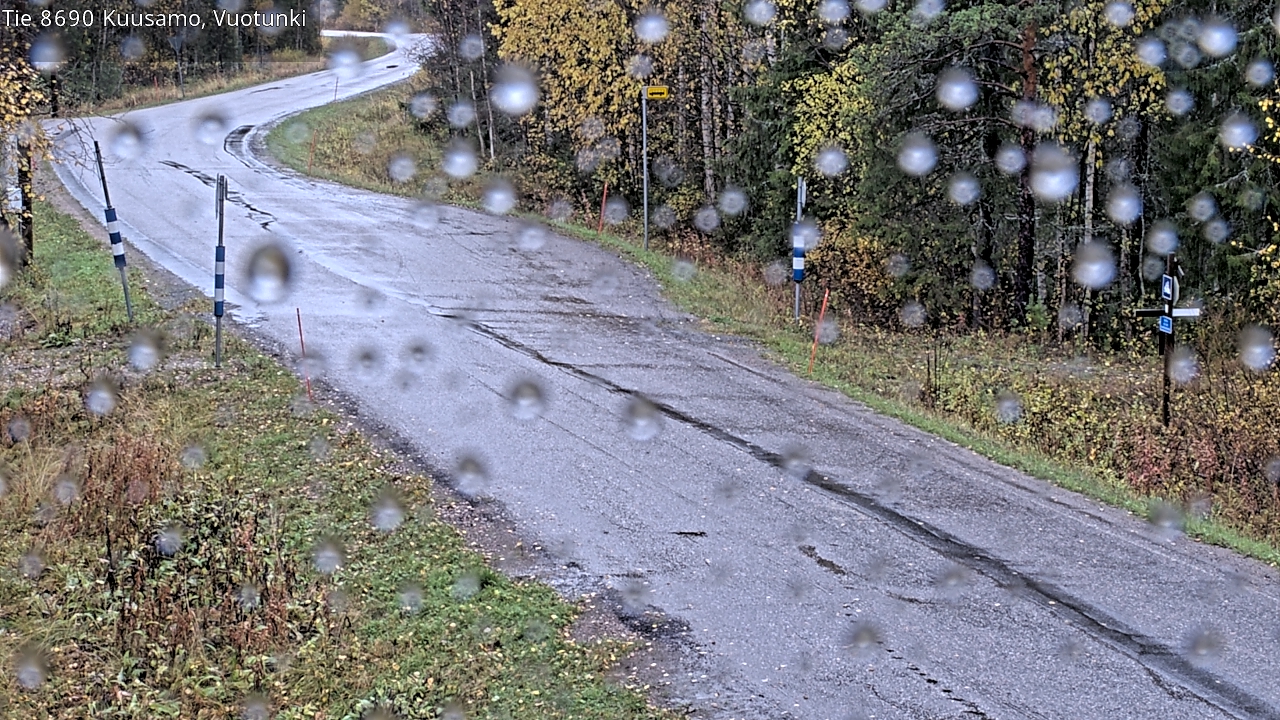 Weather Camera Image Väg 8690 Kuusamo, Vuotunki, Kuusamo, Pohjois-Pohjanmaa