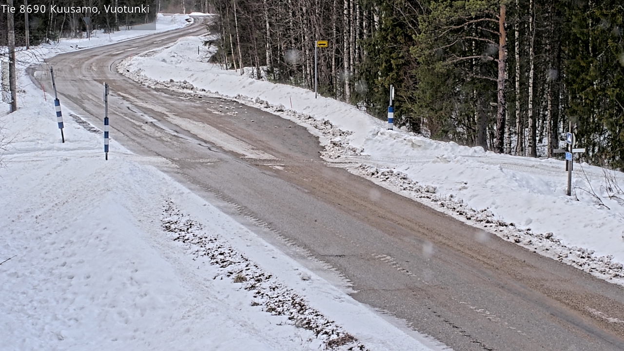Kelikamerat Kuva Tie 8690 Kuusamo, Vuotunki, Kuusamo, Pohjois-Pohjanmaa