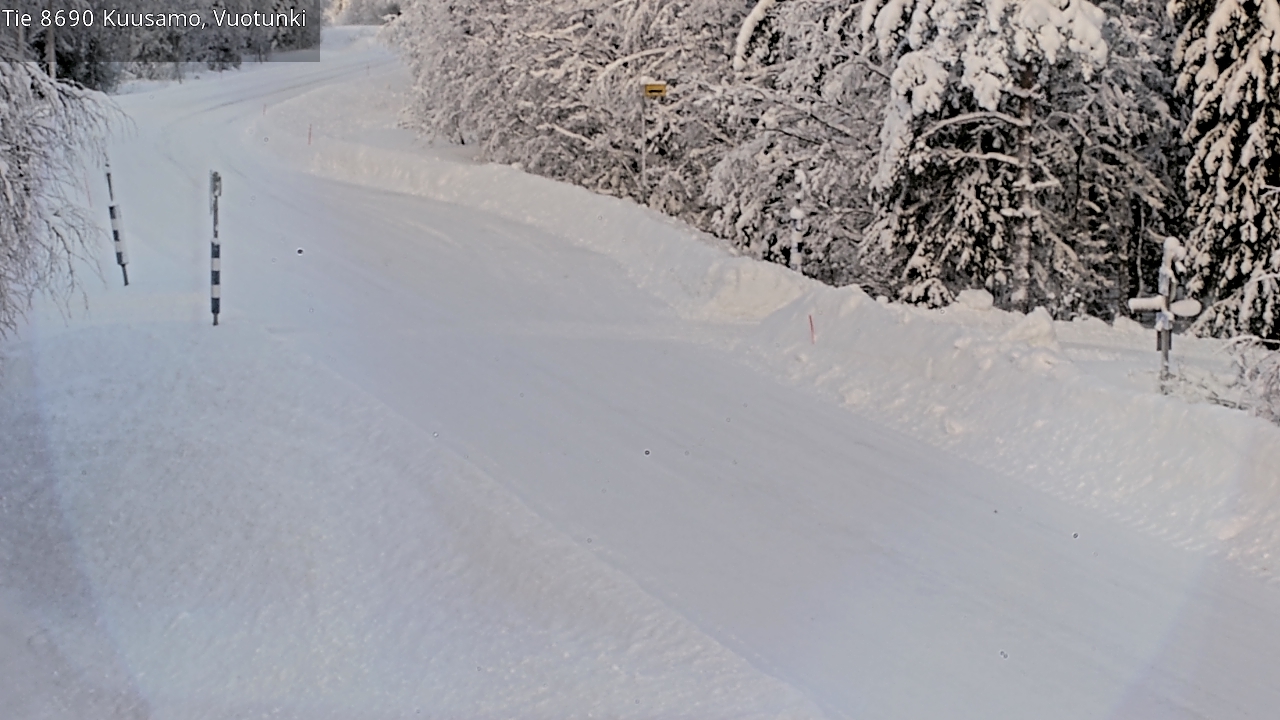 Kelikamerat Kuva Tie 8690 Kuusamo, Vuotunki, Kuusamo, Pohjois-Pohjanmaa