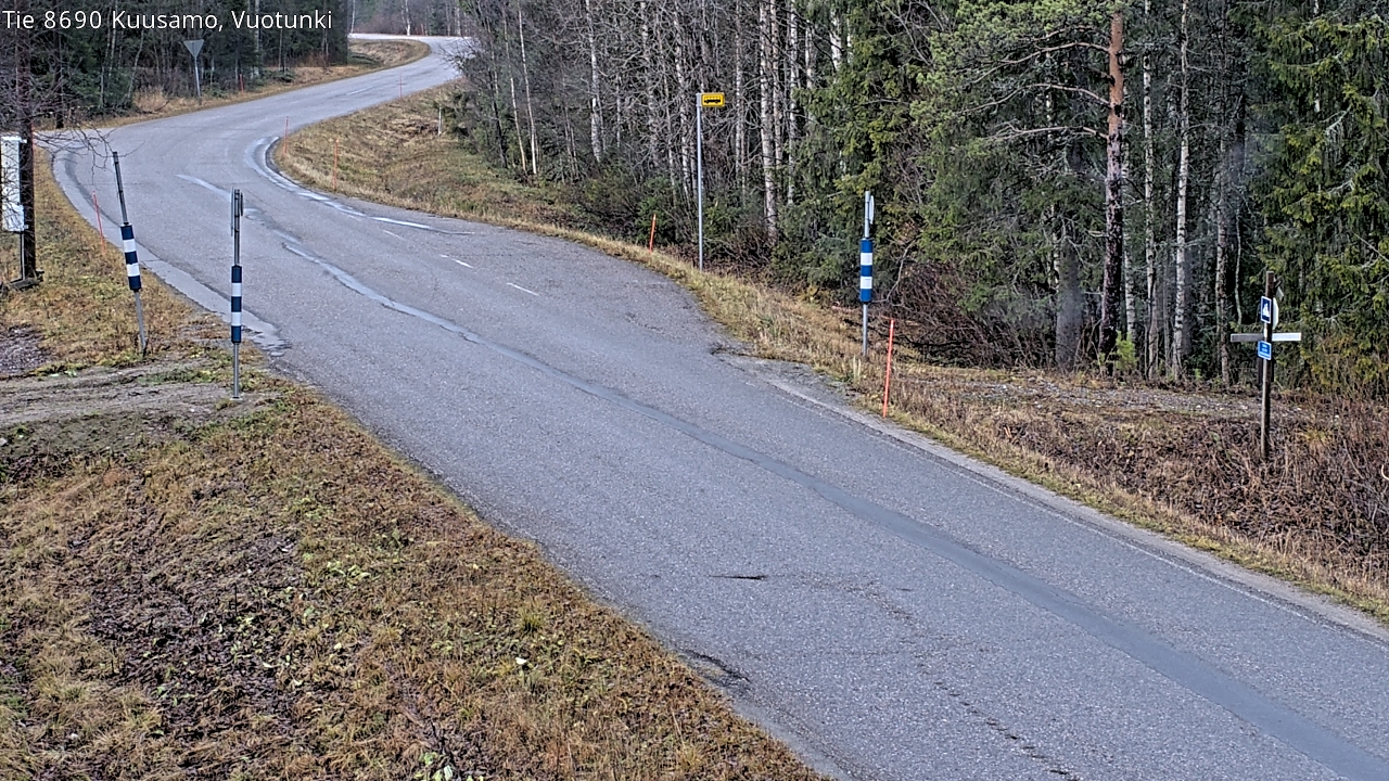 Kelikamerat Kuva Tie 8690 Kuusamo, Vuotunki, Kuusamo, Pohjois-Pohjanmaa