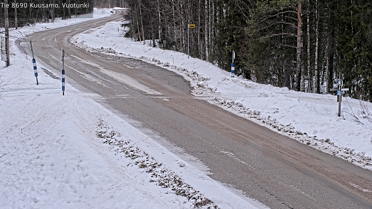 Kelikamerat Kuva Tie 8690 Kuusamo, Vuotunki, Kuusamo, Pohjois-Pohjanmaa