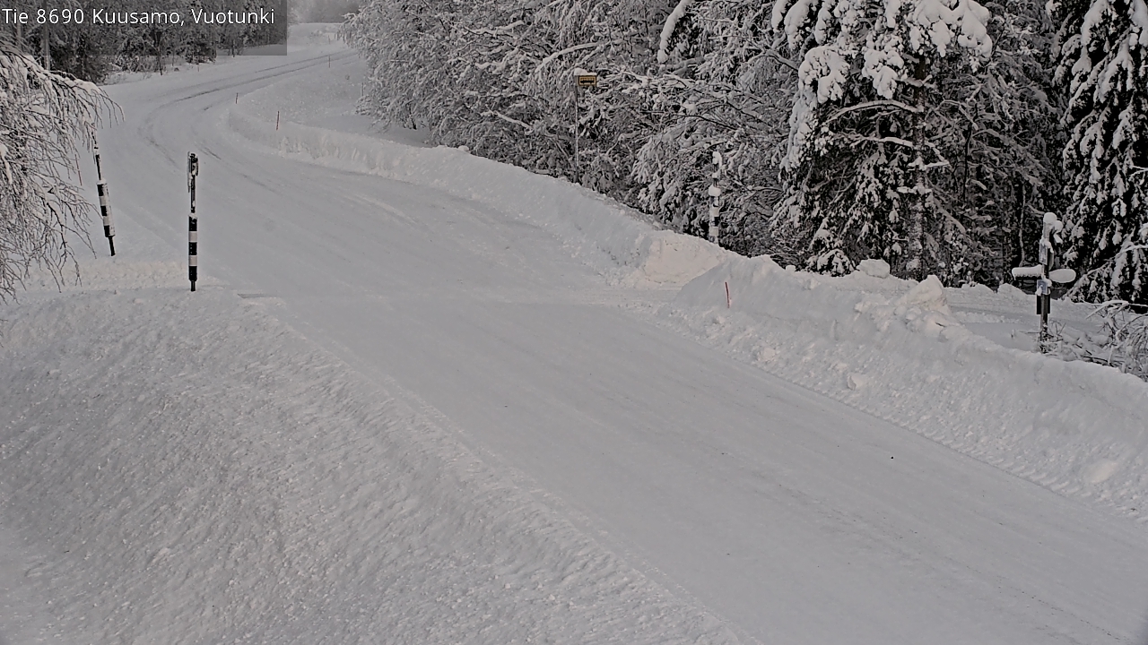 Kelikamerat Kuva Tie 8690 Kuusamo, Vuotunki, Kuusamo, Pohjois-Pohjanmaa