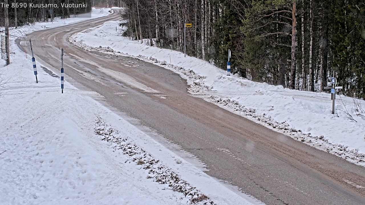 Kelikamerat Kuva Tie 8690 Kuusamo, Vuotunki, Kuusamo, Pohjois-Pohjanmaa