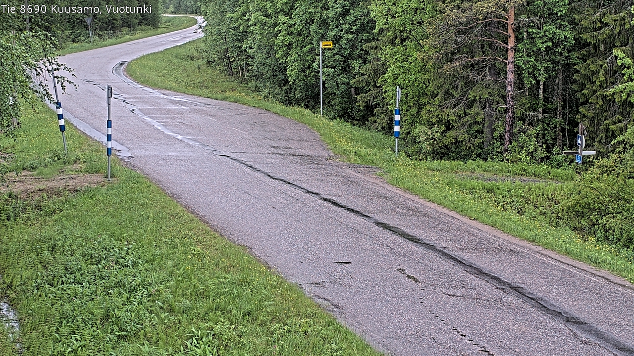 Kelikamerat Kuva Tie 8690 Kuusamo, Vuotunki, Kuusamo, Pohjois-Pohjanmaa