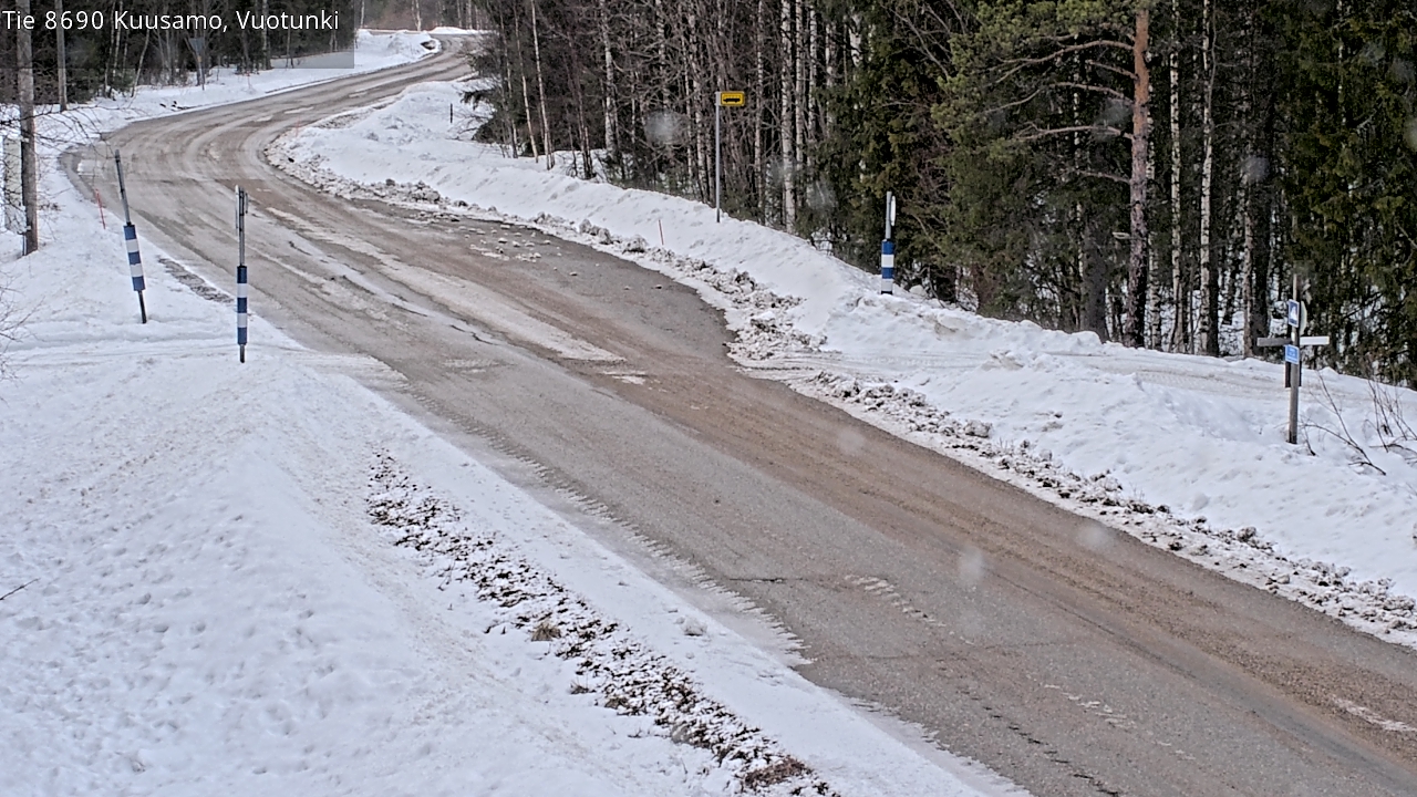 Kelikamerat Kuva Tie 8690 Kuusamo, Vuotunki, Kuusamo, Pohjois-Pohjanmaa