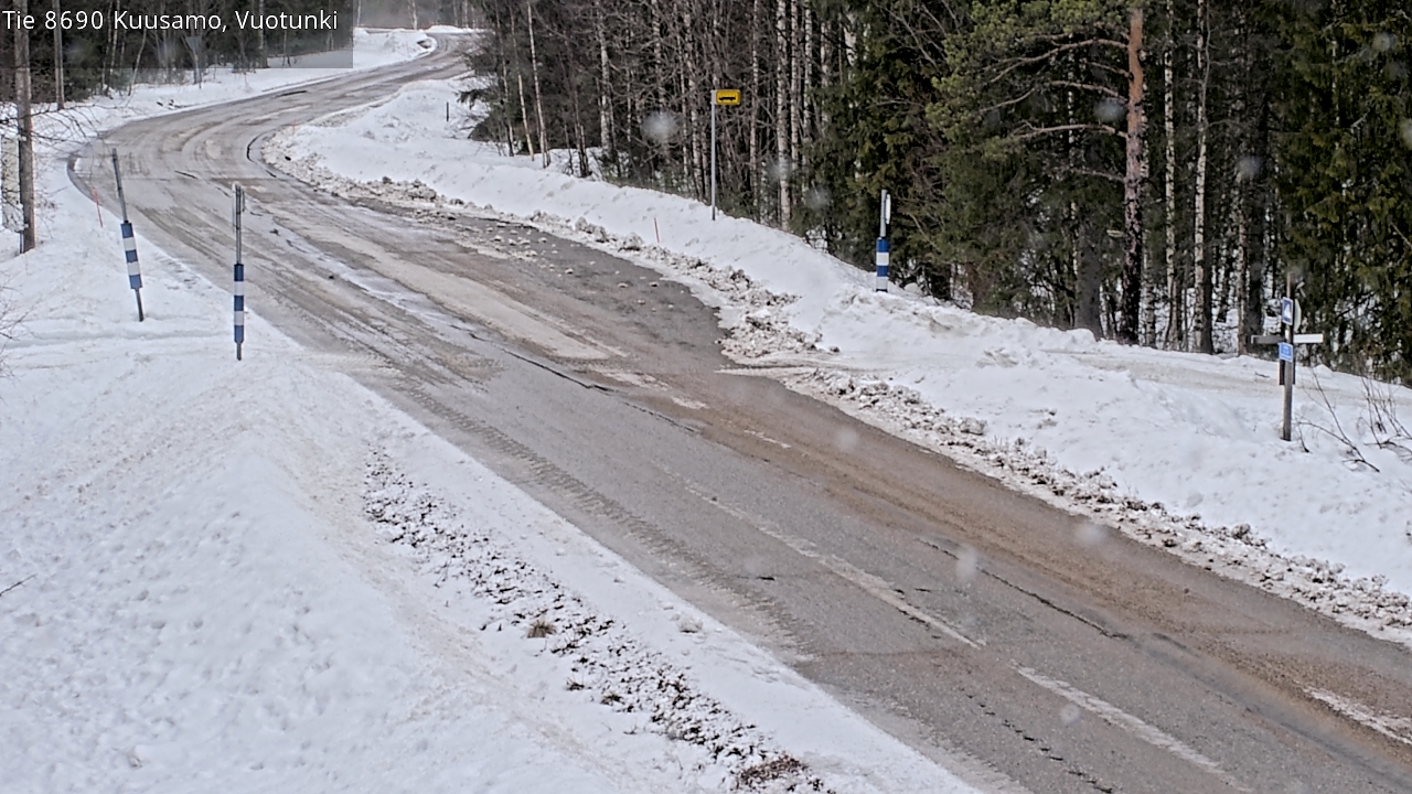 Kelikamerat Kuva Tie 8690 Kuusamo, Vuotunki, Kuusamo, Pohjois-Pohjanmaa