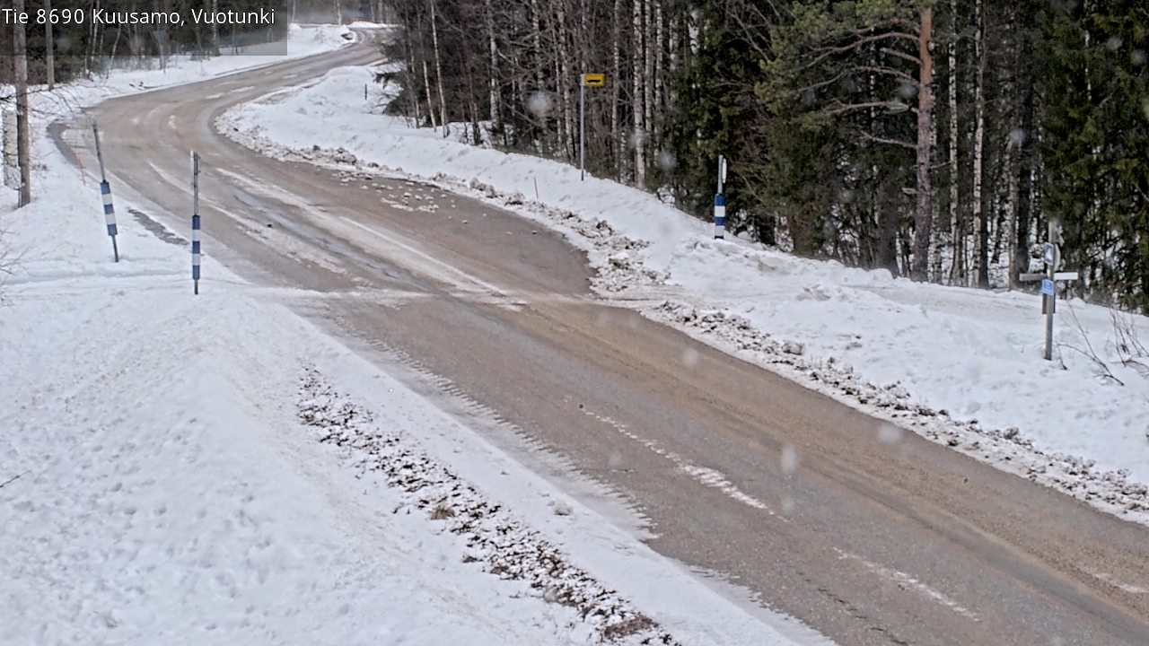 Kelikamerat Kuva Tie 8690 Kuusamo, Vuotunki, Kuusamo, Pohjois-Pohjanmaa