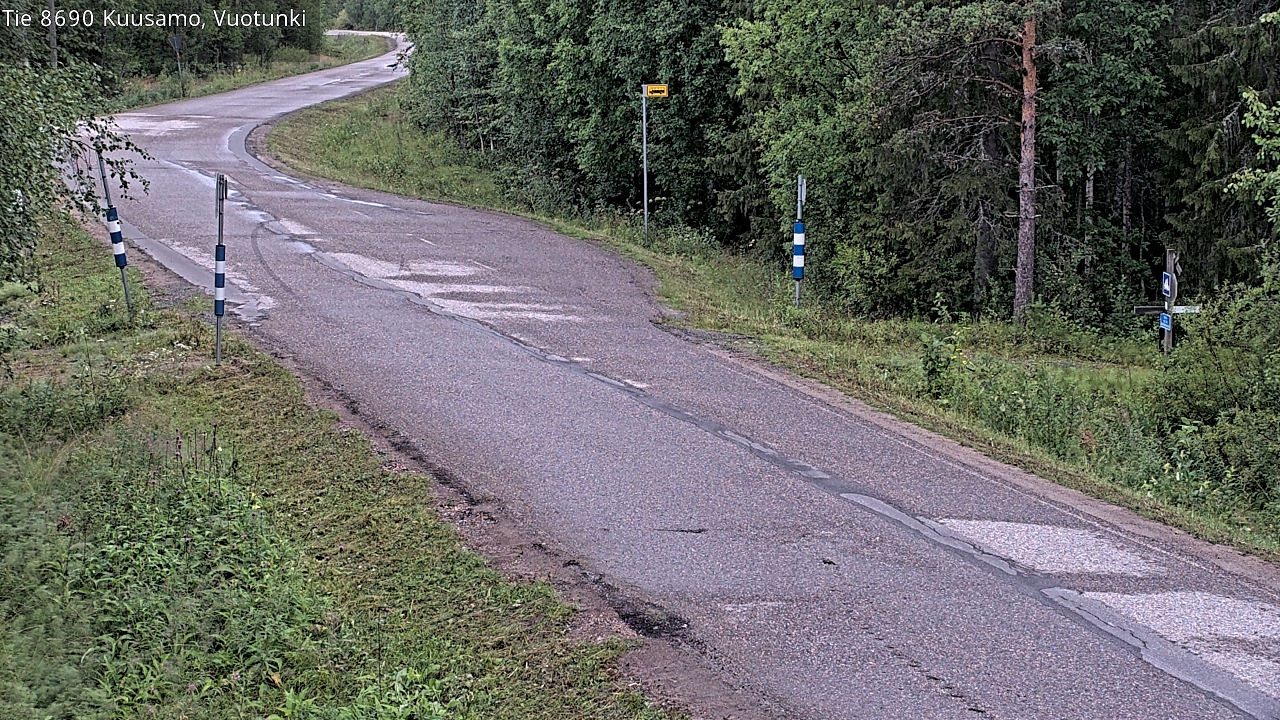 Kelikamerat Kuva Tie 8690 Kuusamo, Vuotunki, Kuusamo, Pohjois-Pohjanmaa