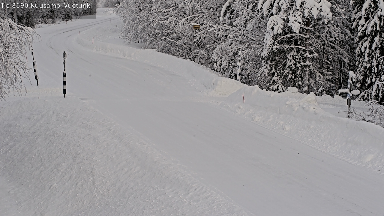 Kelikamerat Kuva Tie 8690 Kuusamo, Vuotunki, Kuusamo, Pohjois-Pohjanmaa
