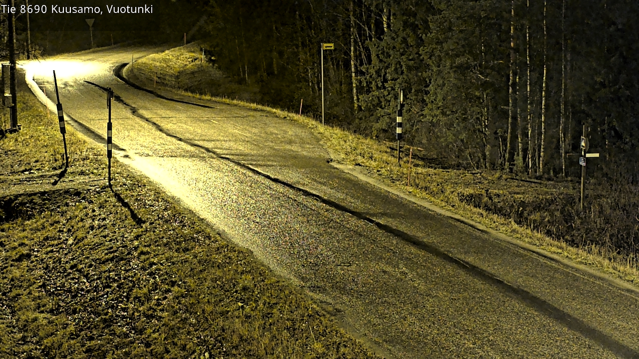 Kelikamerat Kuva Tie 8690 Kuusamo, Vuotunki, Kuusamo, Pohjois-Pohjanmaa