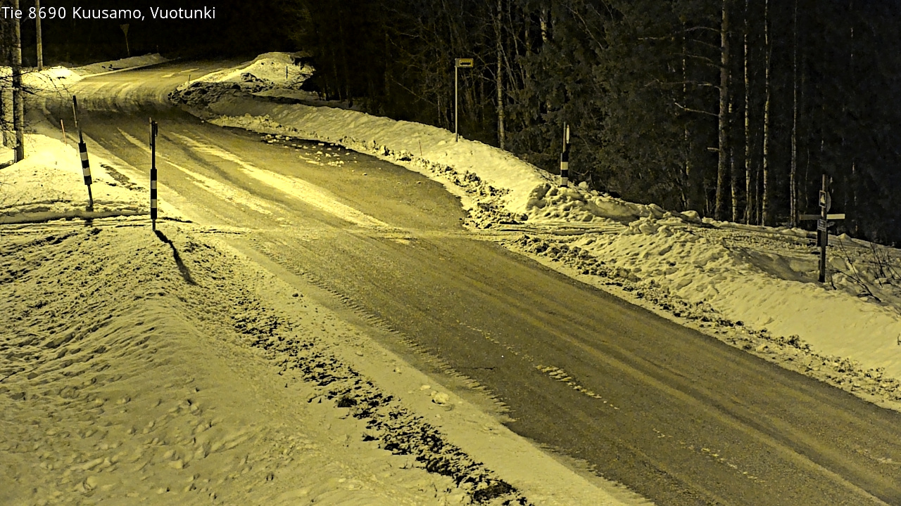 Kelikamerat Kuva Tie 8690 Kuusamo, Vuotunki, Kuusamo, Pohjois-Pohjanmaa