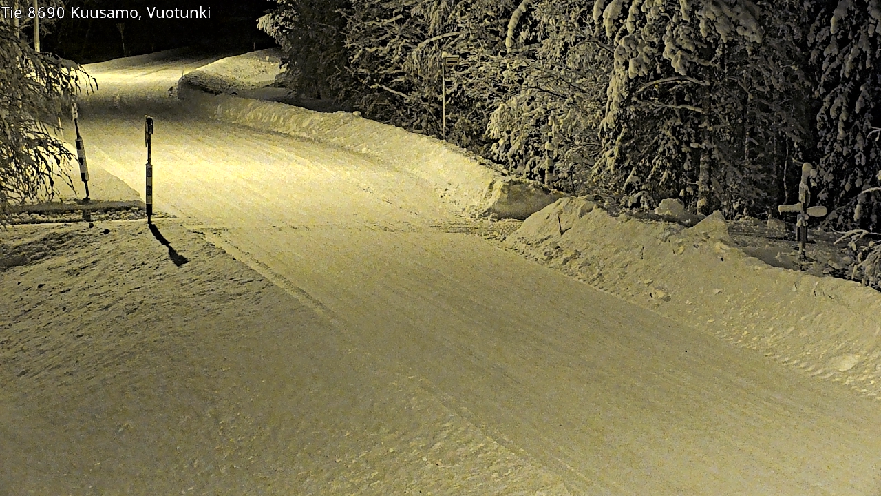 Kelikamerat Kuva Tie 8690 Kuusamo, Vuotunki, Kuusamo, Pohjois-Pohjanmaa