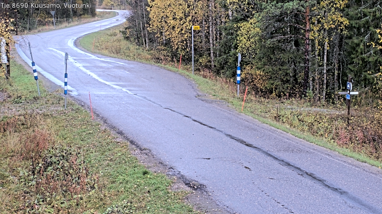 Kelikamerat Kuva Tie 8690 Kuusamo, Vuotunki, Kuusamo, Pohjois-Pohjanmaa