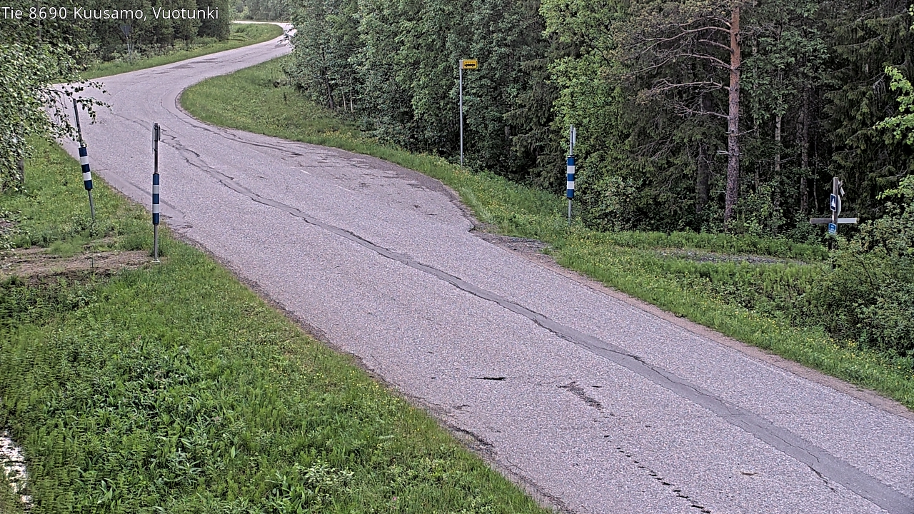 Kelikamerat Kuva Tie 8690 Kuusamo, Vuotunki, Kuusamo, Pohjois-Pohjanmaa