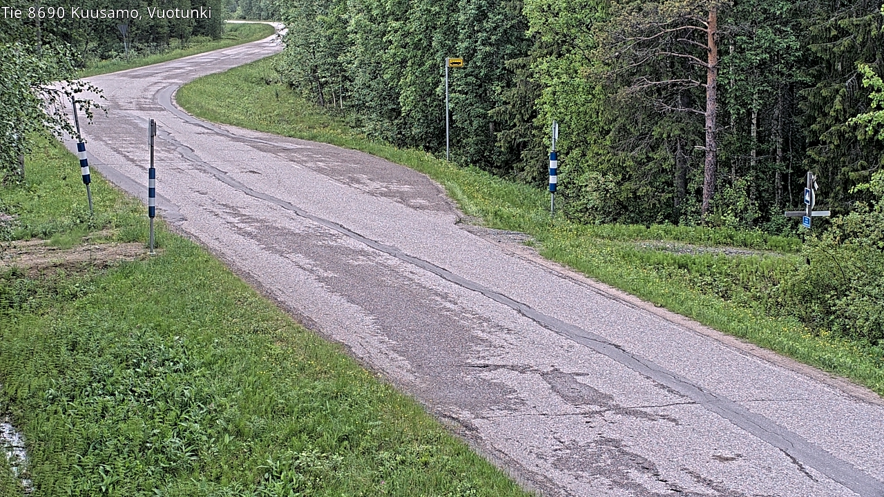 Kelikamerat Kuva Tie 8690 Kuusamo, Vuotunki, Kuusamo, Pohjois-Pohjanmaa