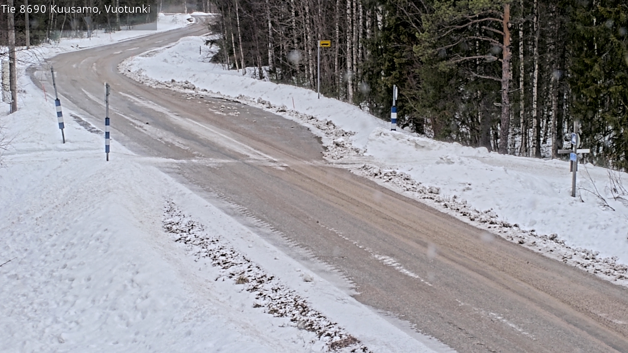 Kelikamerat Kuva Tie 8690 Kuusamo, Vuotunki, Kuusamo, Pohjois-Pohjanmaa